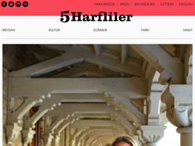'5harfliler.com' screenshot