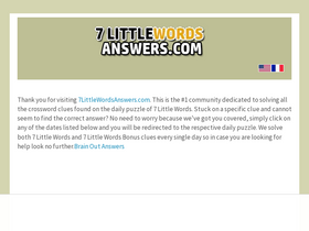 '7littlewordsanswers.com' screenshot