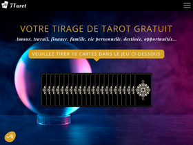 '7tarot.fr' screenshot