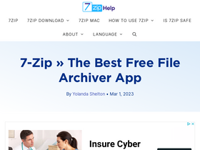 '7ziphelp.com' screenshot