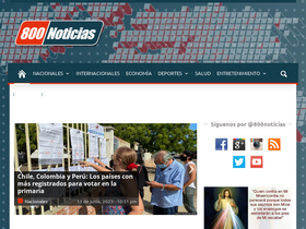 '800noticias.com' screenshot