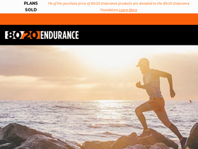 '8020endurance.com' screenshot