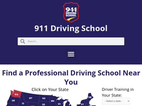 '911drivingschool.com' screenshot
