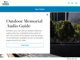 '911memorial.org' screenshot
