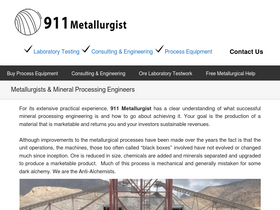 '911metallurgist.com' screenshot
