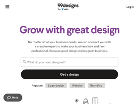 '99designs.com' screenshot