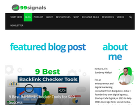 '99signals.com' screenshot