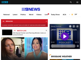 '9news.com.au' screenshot