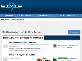 '9thcivic.com' screenshot
