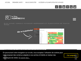 'a-contresens.net' screenshot