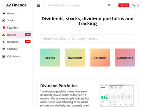 'a2-finance.com' screenshot