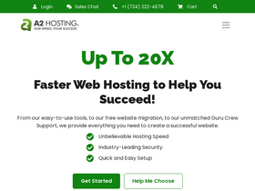 'a2hosting.com' screenshot