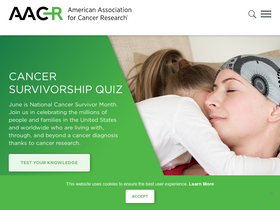 'aacr.org' screenshot