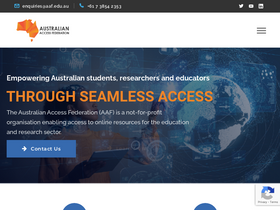 'aaf.edu.au' screenshot