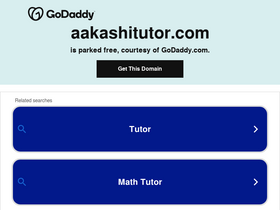 'aakashitutor.com' screenshot
