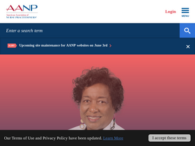 'aanp.org' screenshot