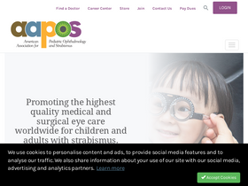 'aapos.org' screenshot