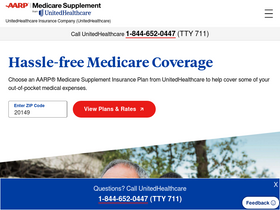 'aarpmedicaresupplement.com' screenshot