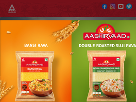 'aashirvaad.com' screenshot