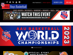 'aauboysbasketball.org' screenshot