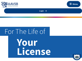 'aavsb.org' screenshot
