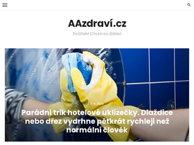 'aazdravi.cz' screenshot