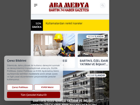 'abamedya.com' screenshot