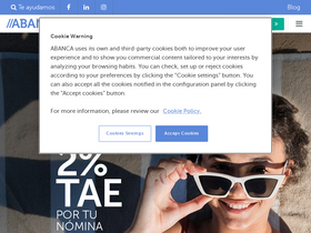'abanca.com' screenshot