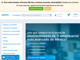 'abasteo.mx' screenshot