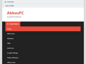'abbaspc.net' screenshot