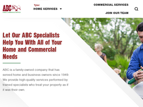 'abchomeandcommercial.com' screenshot