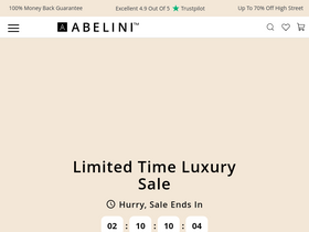 'abelini.com' screenshot