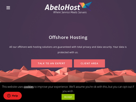 'abelohost.com' screenshot