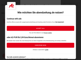 'abendzeitung-muenchen.de' screenshot
