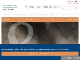 'abercrombiekent.co.uk' screenshot