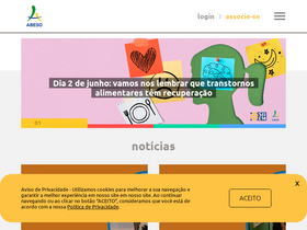 'abeso.org.br' screenshot