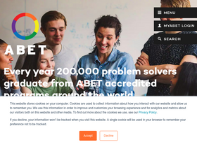 'abet.org' screenshot