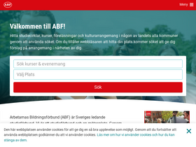 'abf.se' screenshot