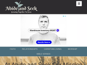 'abideandseek.com' screenshot