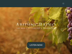 'abidingradio.org' screenshot