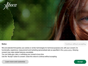 'aboca.com' screenshot
