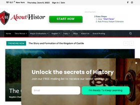 'about-history.com' screenshot