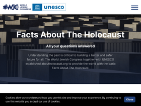 'aboutholocaust.org' screenshot