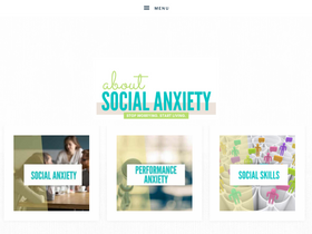 'aboutsocialanxiety.com' screenshot