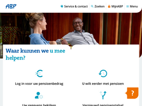 'abp.nl' screenshot