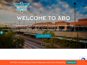 'abqsunport.com' screenshot