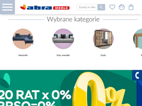 'abra-meble.pl' screenshot