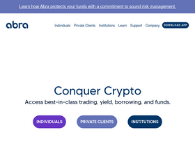 'abra.com' screenshot
