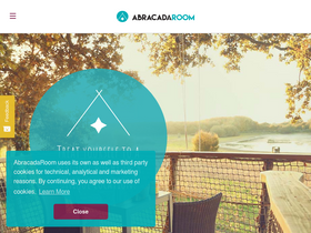 'abracadaroom.com' screenshot