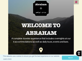 'abraham.travel' screenshot